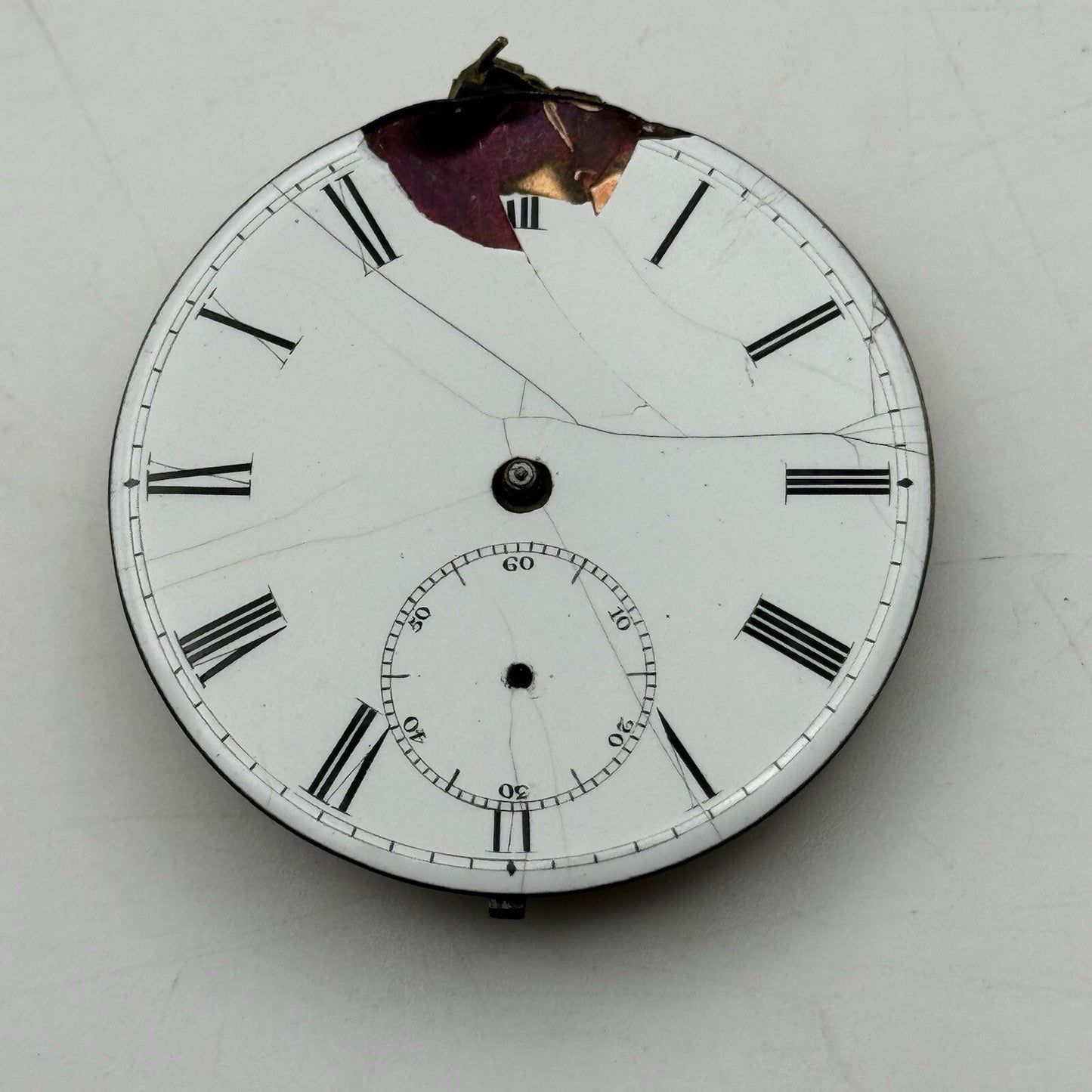 Robert Roskell Liverpool Cylinder Escapement Four Holes Pocket Watch Movement