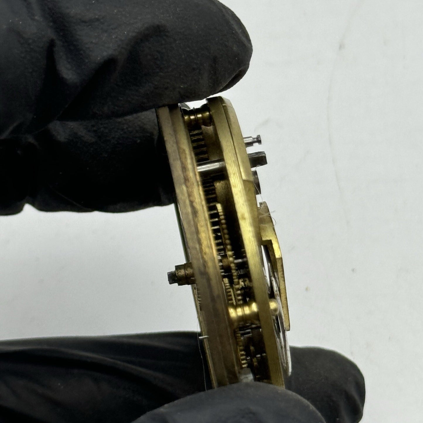 46.5mm G W Harvey Wellington Pocket Watch Movement FOR PARTS Restoration