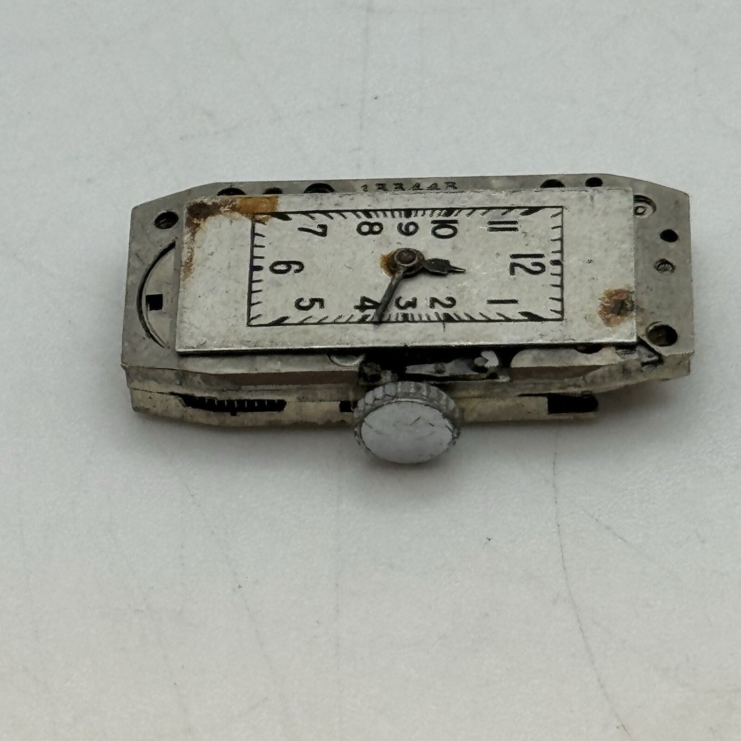 12.3mm Cyma Tavannes Cal 344.2 High Quality Tank Watch Movement Parts Repair
