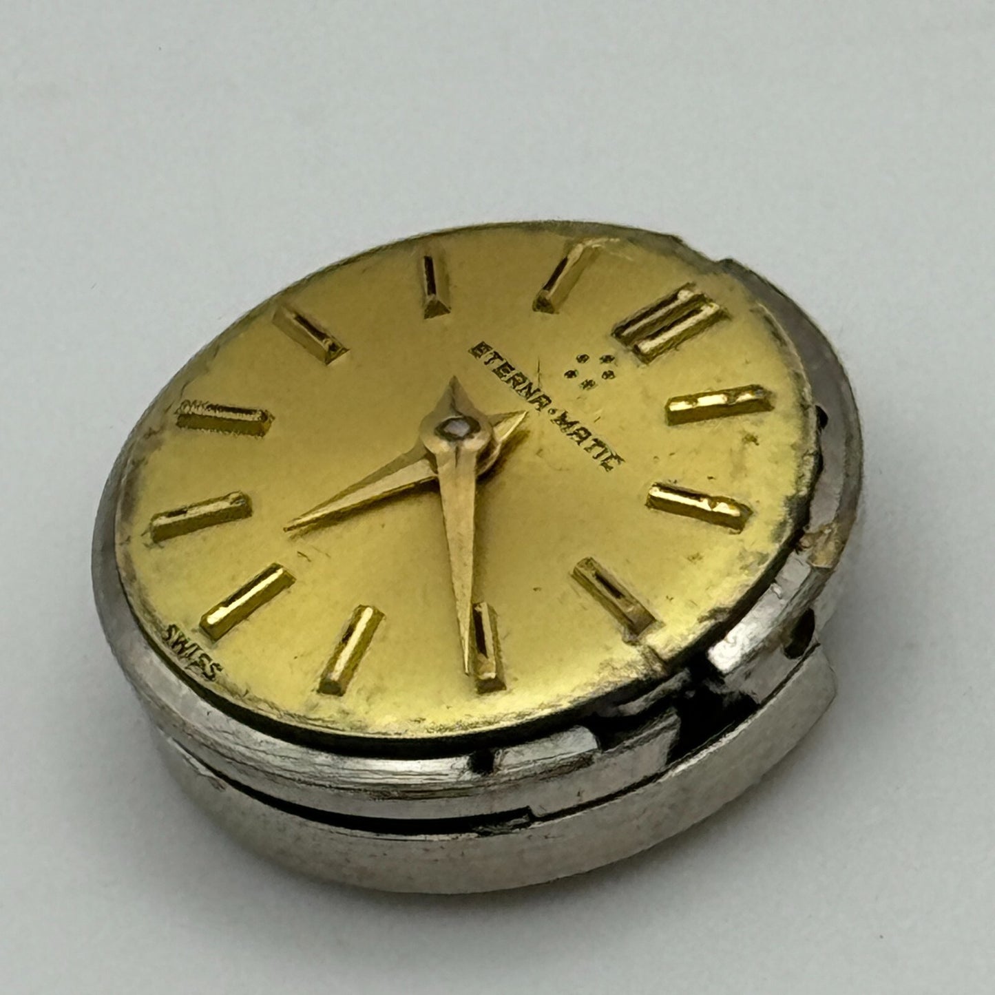 16.4mm Ladies Eterna Matic 1420 Automatic Watch Movement Swiss Vintage PARTS