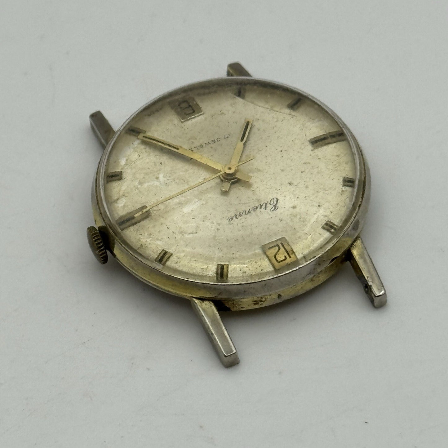 34mm Men’s Manual Wind Etienne RE Cal 1513 Date Dial Watch - RESTORATION