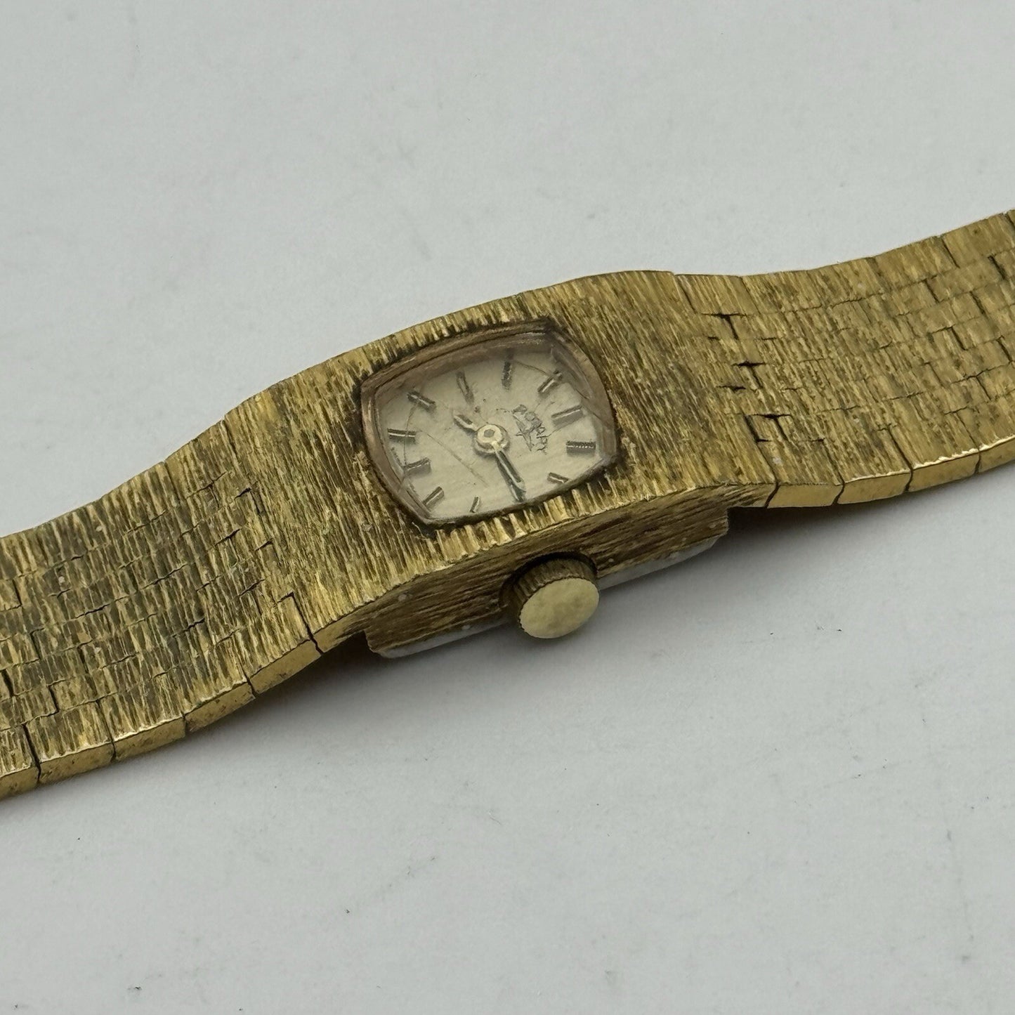 15mm Ladies Rotary Gold Plated Manual Wind Swiss Vintage Watch REQUIRES SERVICE