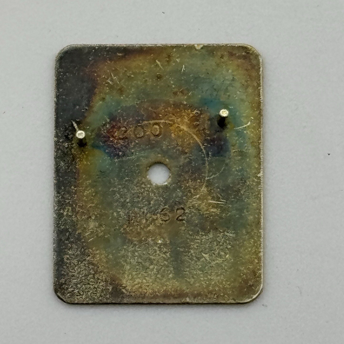 14.5mm x 18.5mm Rectangle Omega Large Numbers Ladies Wristwatch Dial Spares Part