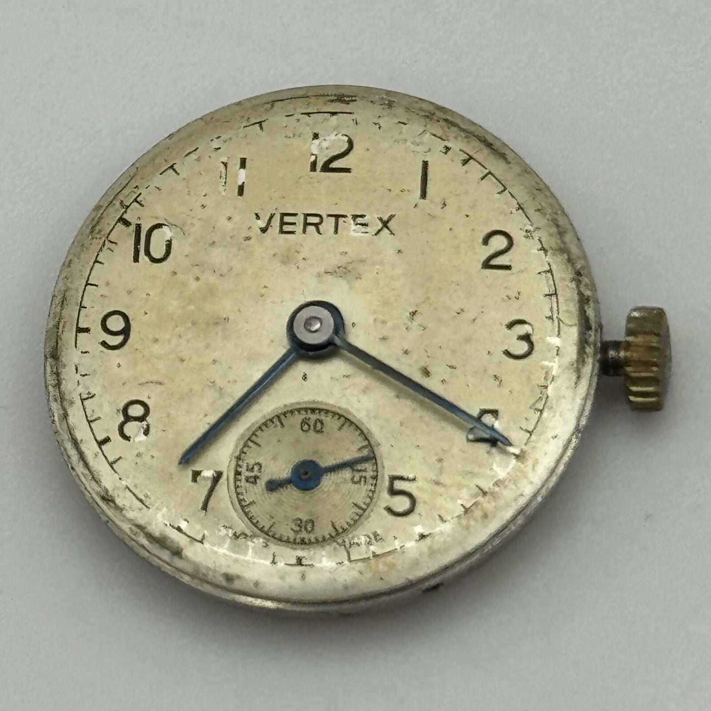 19.7mm Vertex Revue 78 Manual Wind Watch 15 Jewels Movement Swiss Vintage PARTS