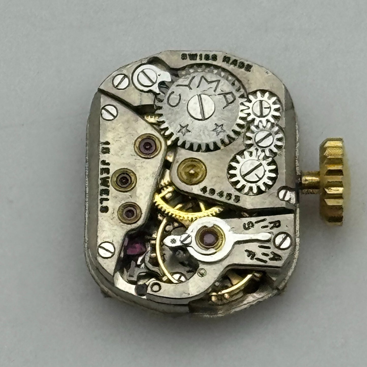 11.7mm Running Ladies Cyma 15 Jewels Manual Wind Watch Movement Dial Hands PARTS