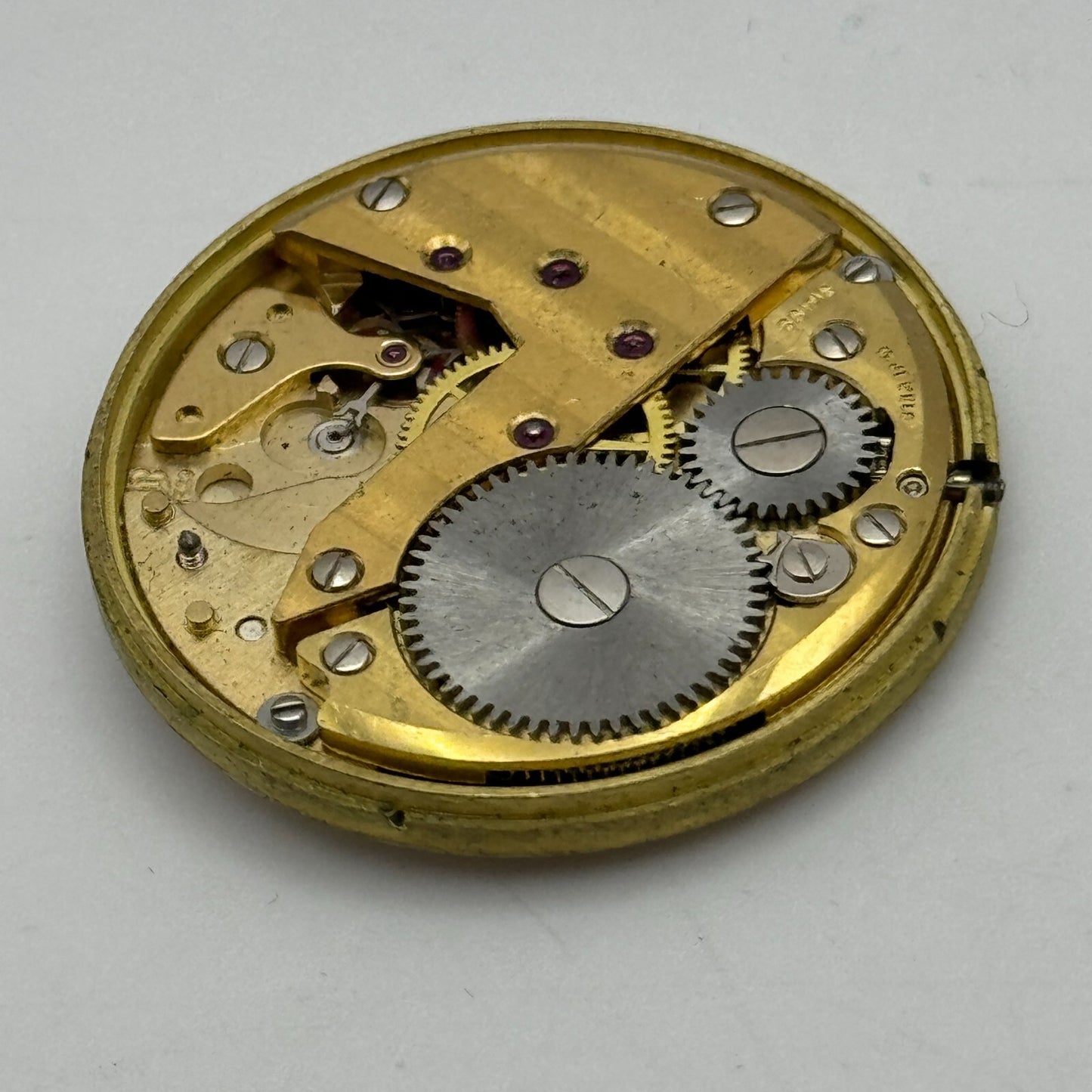 31.6mm Men's Garrard Unitas UT 6325 Manual Wind Swiss Watch Movement PARTS SPARE