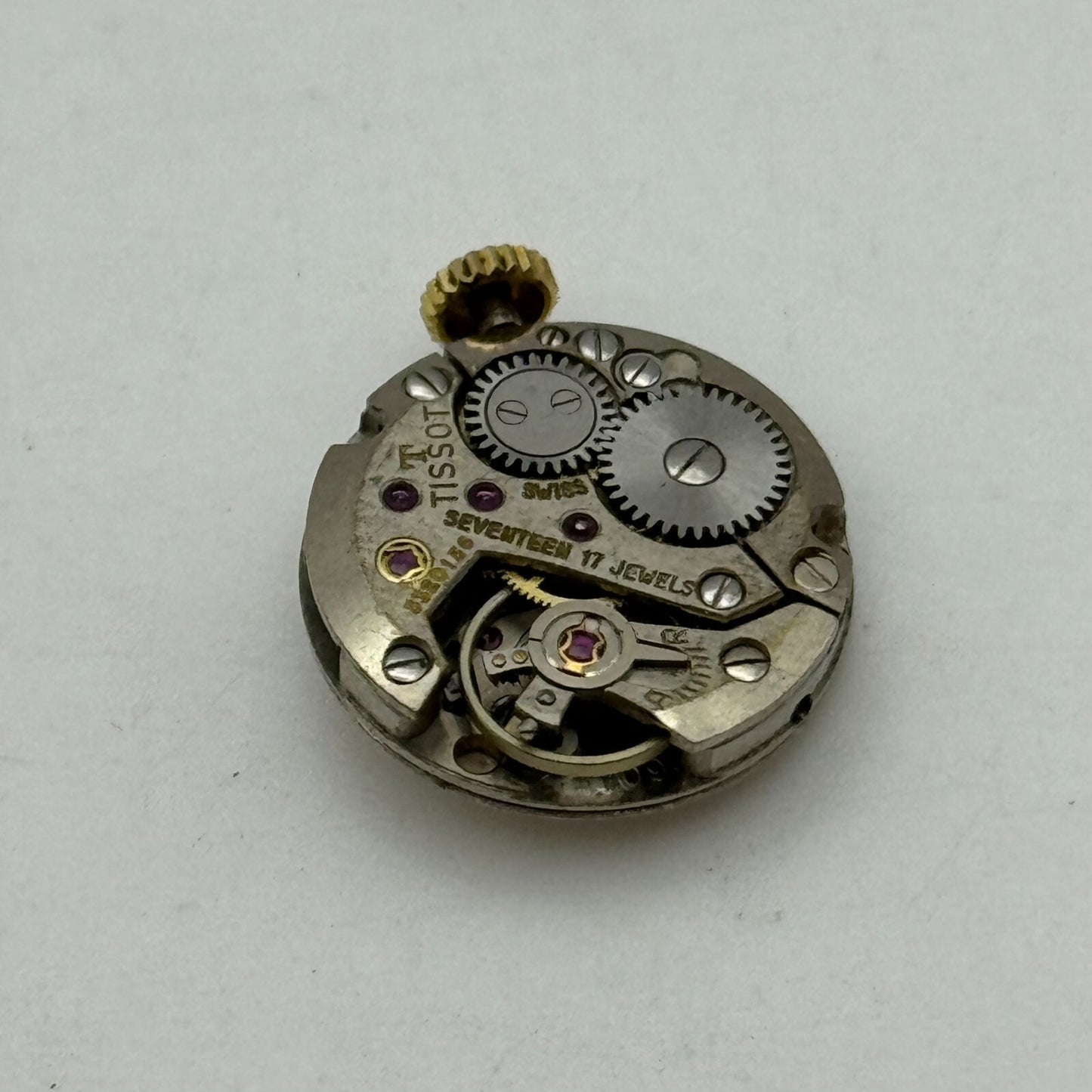 15.5mm Running Tissot 709 Manual Wind 17 Jewels Watch Movement PARTS REPAIR