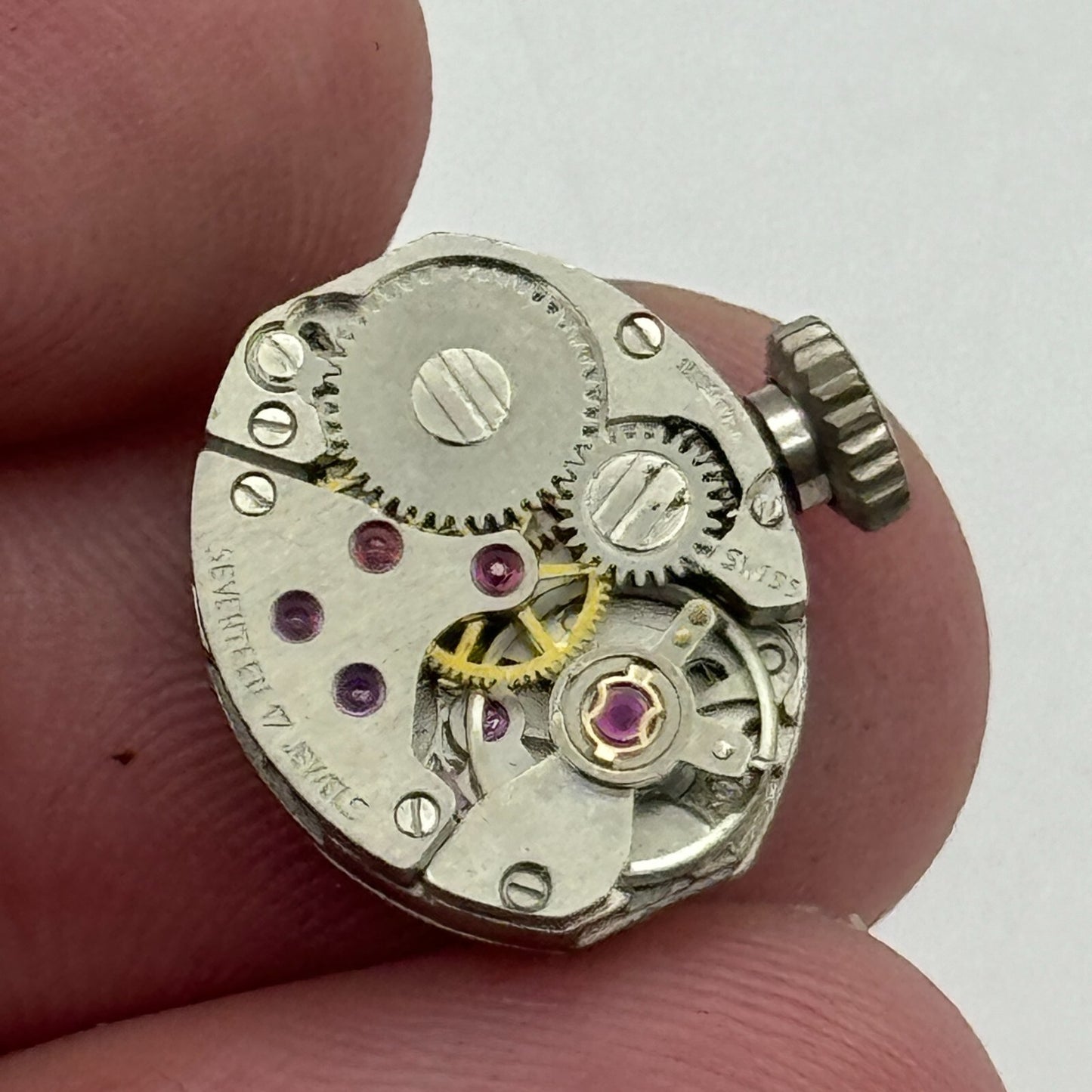 12.9mm Ladies Carronade AS 1977-2 A Schild Manual Wind Swiss Watch Movement PART
