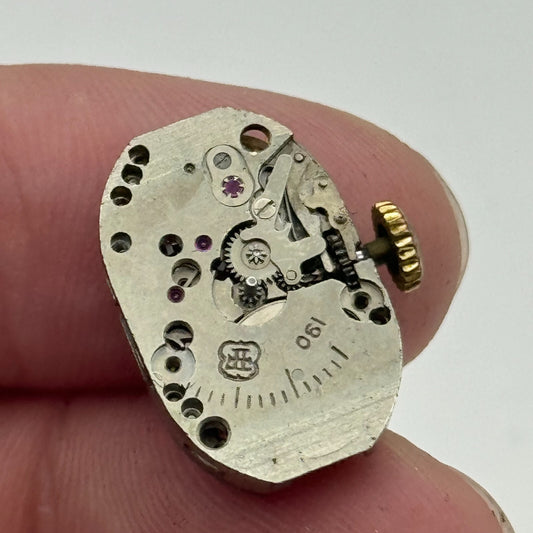 12.7mm Running Trebex FHF 190 Manual Wind 17 Jewels Swiss Watch Movement PARTS