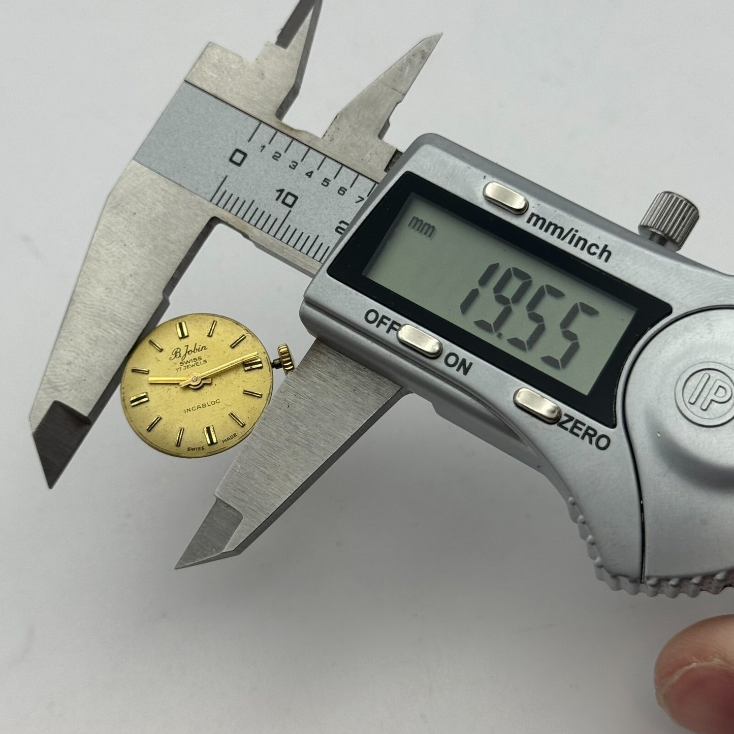 15.5mm B Jobin ETA 2412 Swiss Manual Wind 17 Jewels Watch Movement PARTS REPAIR