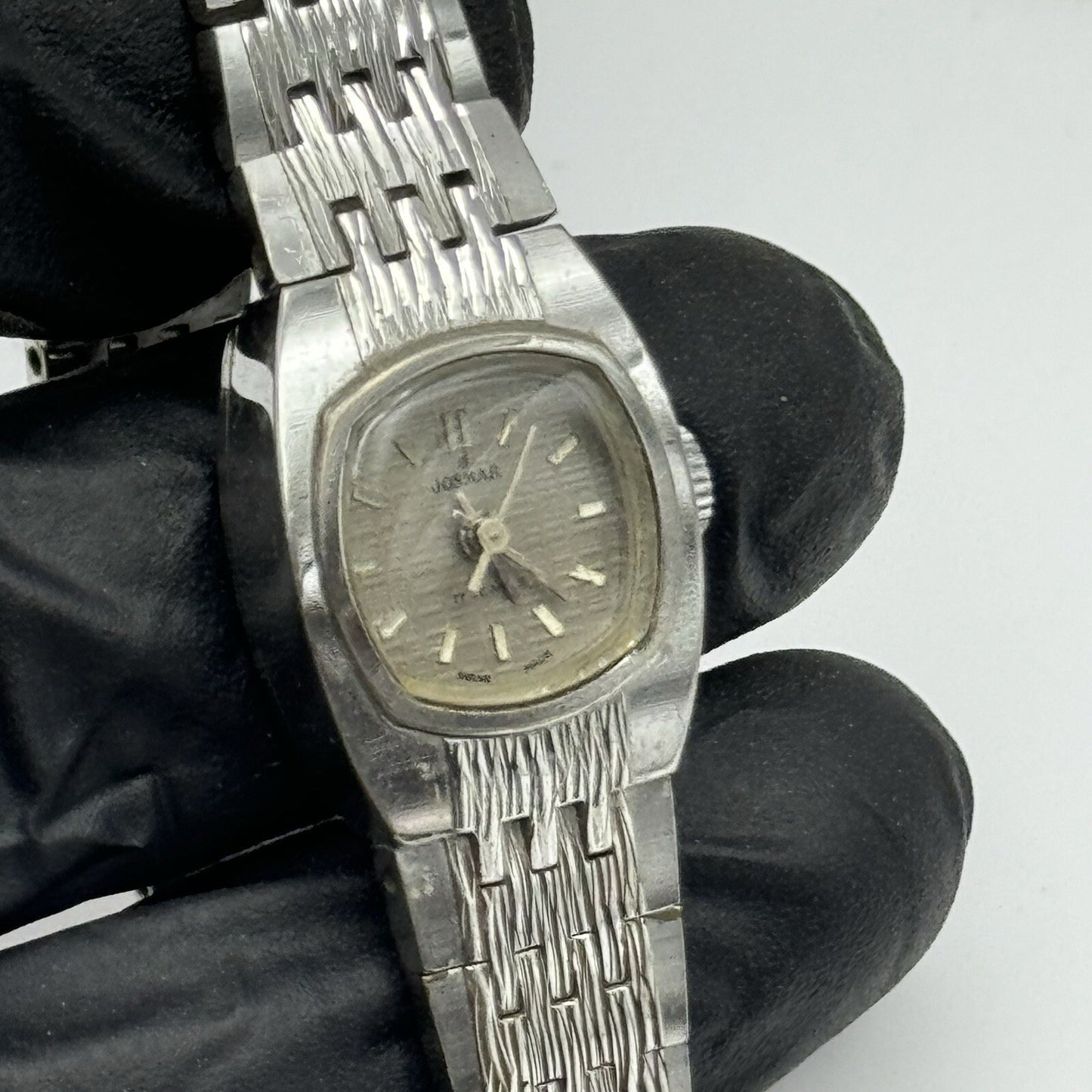 18mm Manual Wind Josmar Silver Tone Ladies Dress Watch Service Non Working