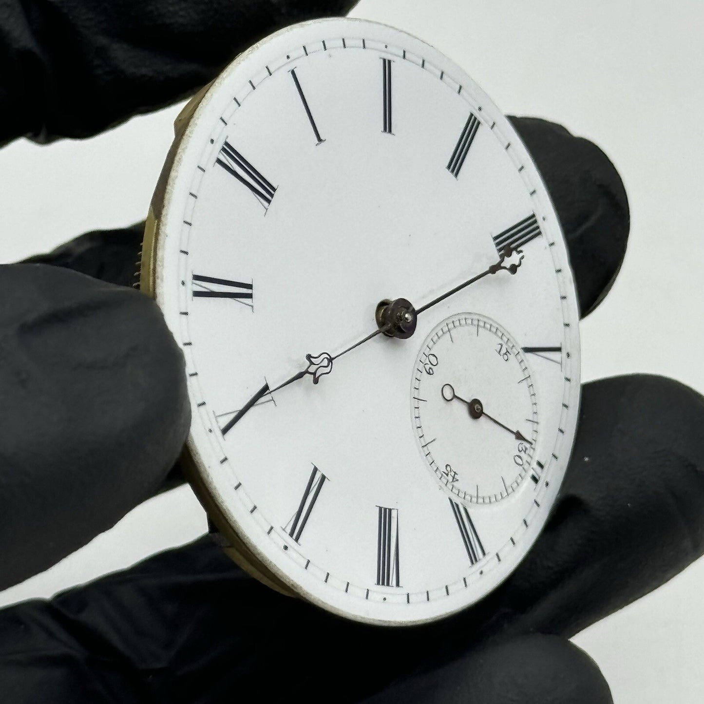 44.1mm High Quality Cylinder Balance Intact Pocket Watch Movement FOR PARTS