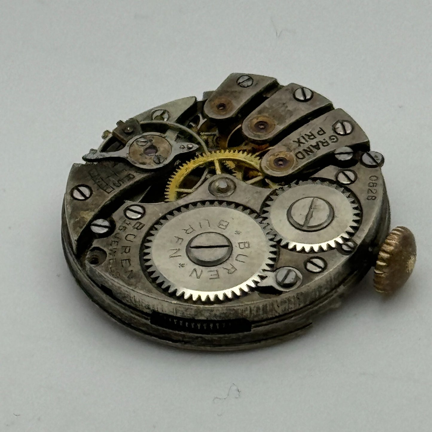22mm Buren Grand Prix 0828 Trench Watch Movement Manual Wind Swiss PARTS SPARES