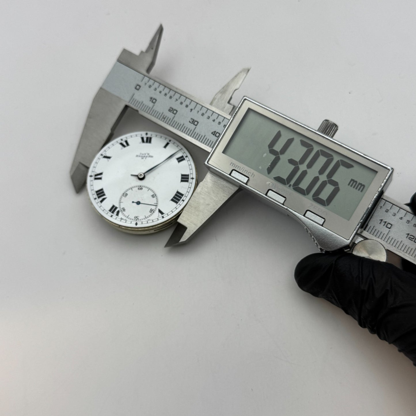 High Grade Vertex Pocket Watch Movement Hunter Jays Essex Parts 43mm