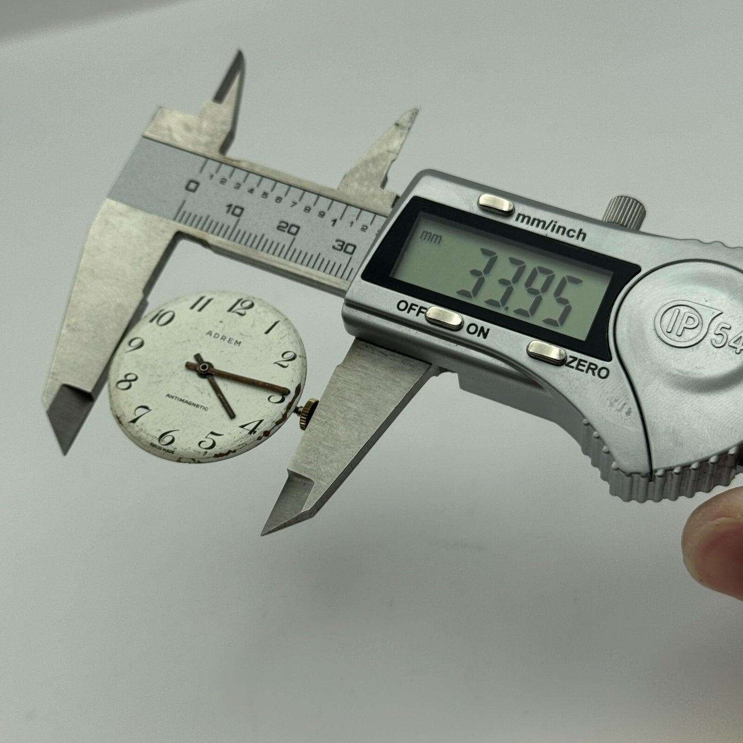 26.9mm Men's Adrem EB 8800 Manual Wind Watch Movement Swiss Vintage PARTS SPARES