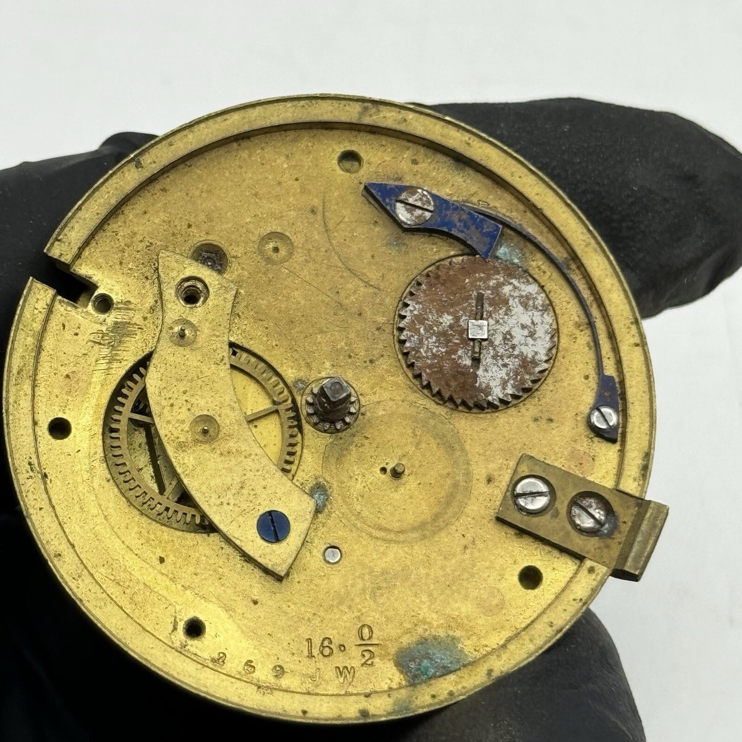44.7mm J B Yabsley Ludgate Hill London Pocket Watch Movement FOR PARTS