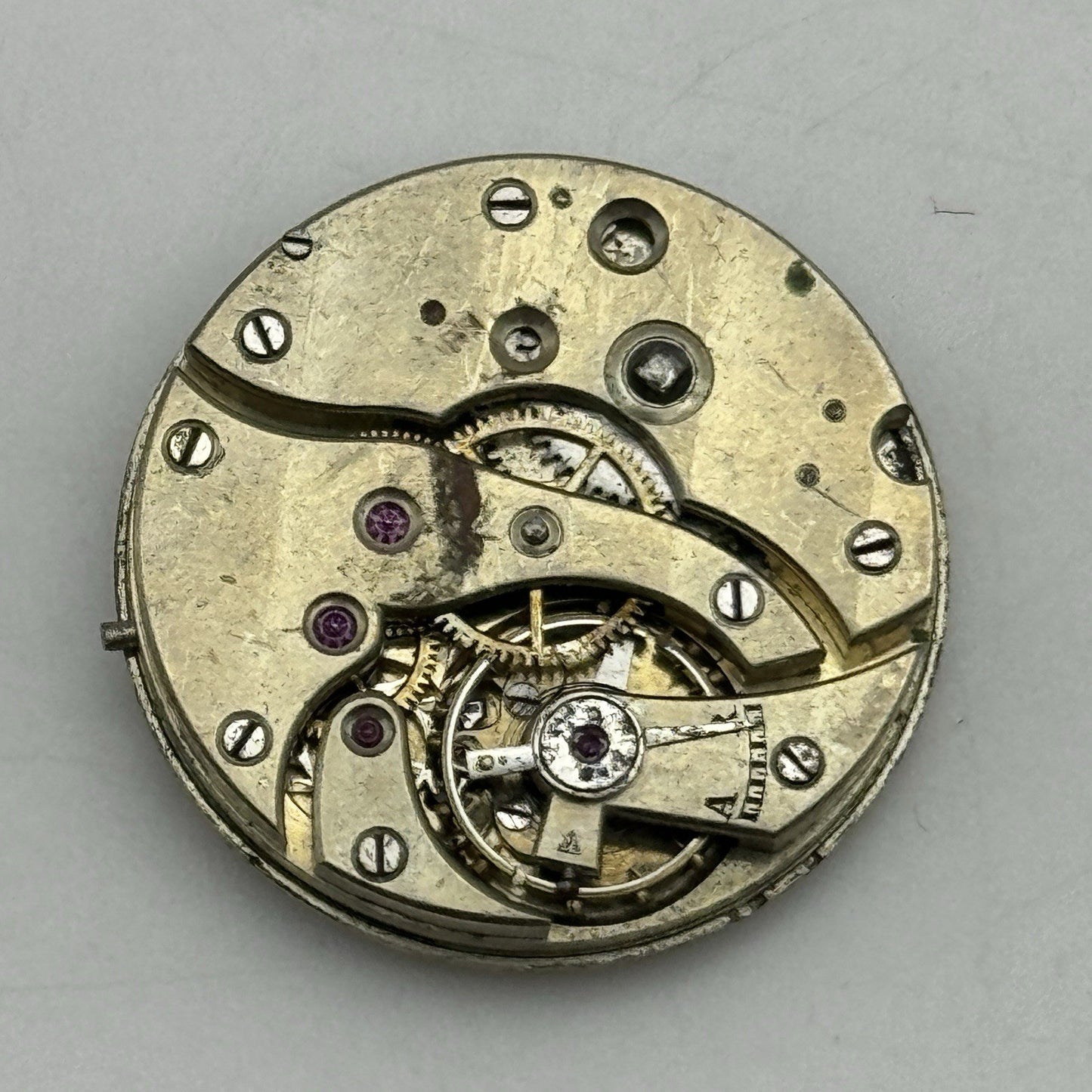 23.2mm E Gubelin Lucerne High Grade Manual Wind Swiss Watch Movement FOR PARTS