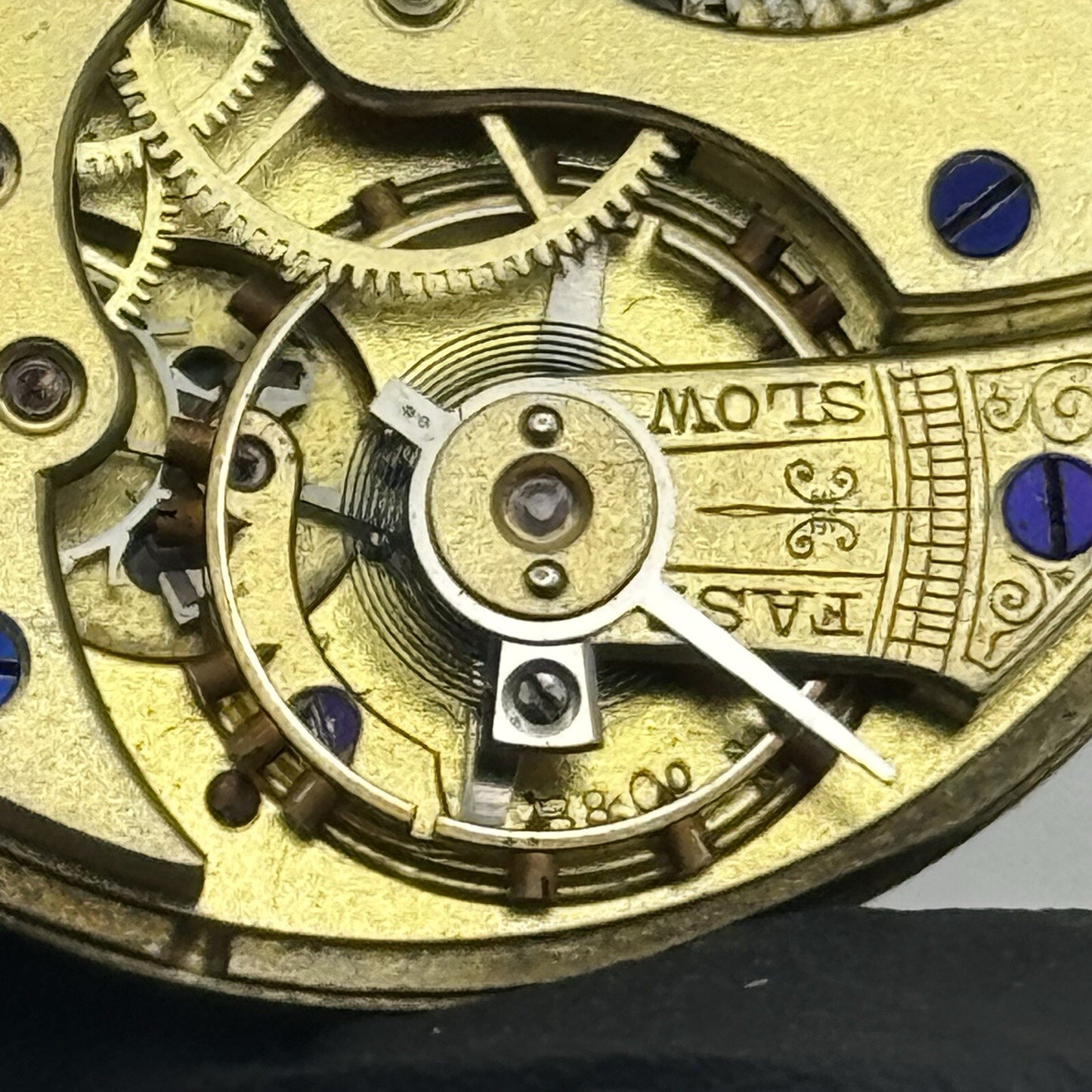 39.6mm Baume B & Co Good Quality Hunter Pocket Watch Movement For Restoration