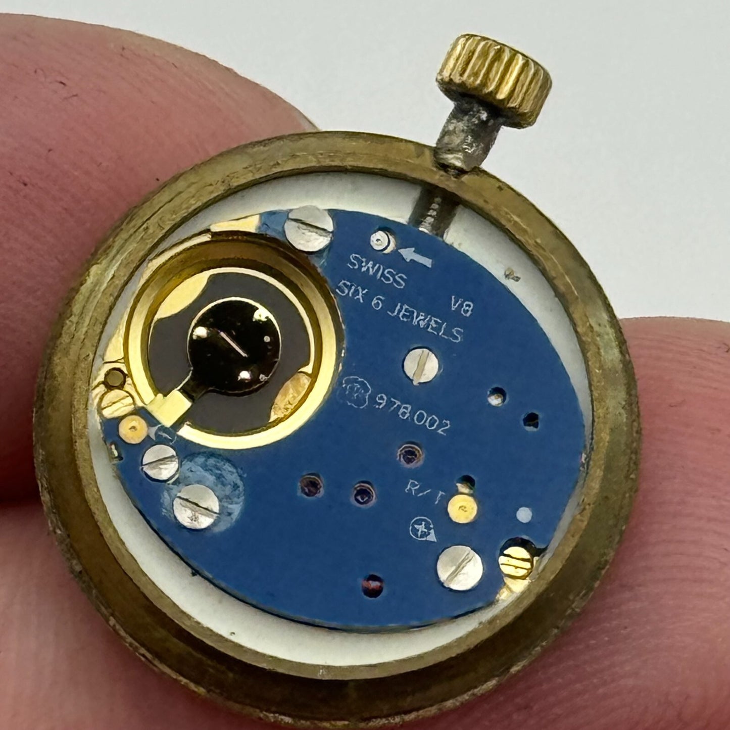19mm Ladies Garrard ETA 978.002 Quartz Partial Watch Movement Vintage PARTS