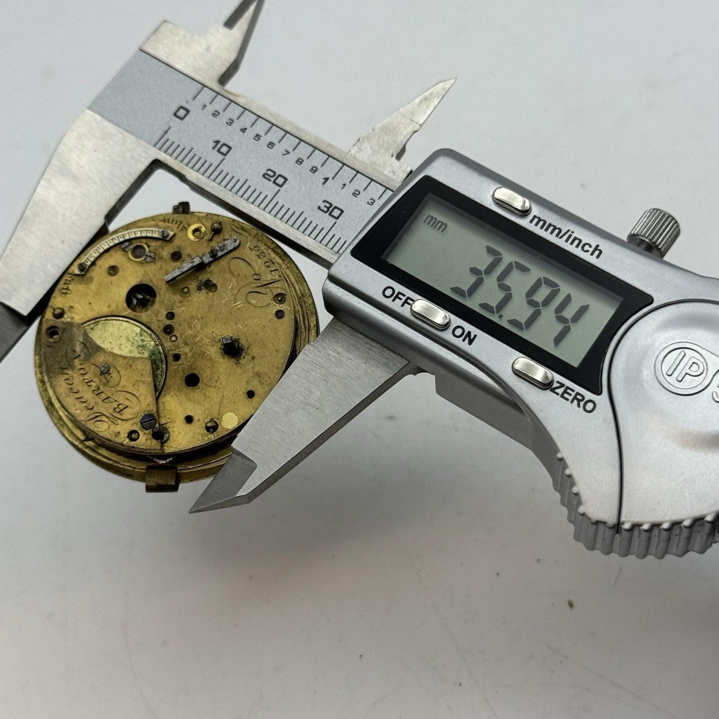 41.2mm Barton & Deacon Chain Present Fusee Pocket Watch Movement FOR PARTS