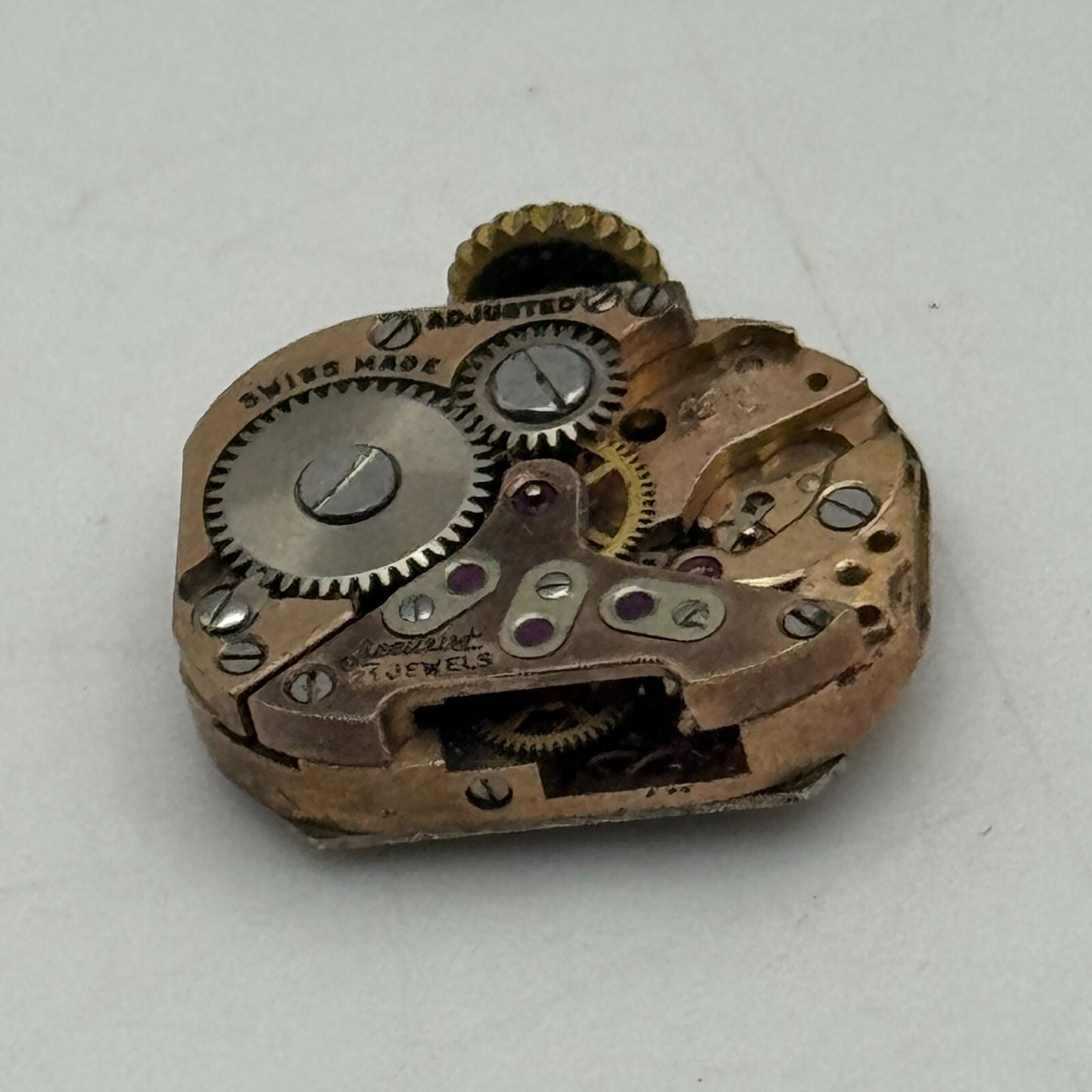 12.1mm Ladies Accurist AS 976 A Schild Manual Wind Swiss Watch Movement PARTS