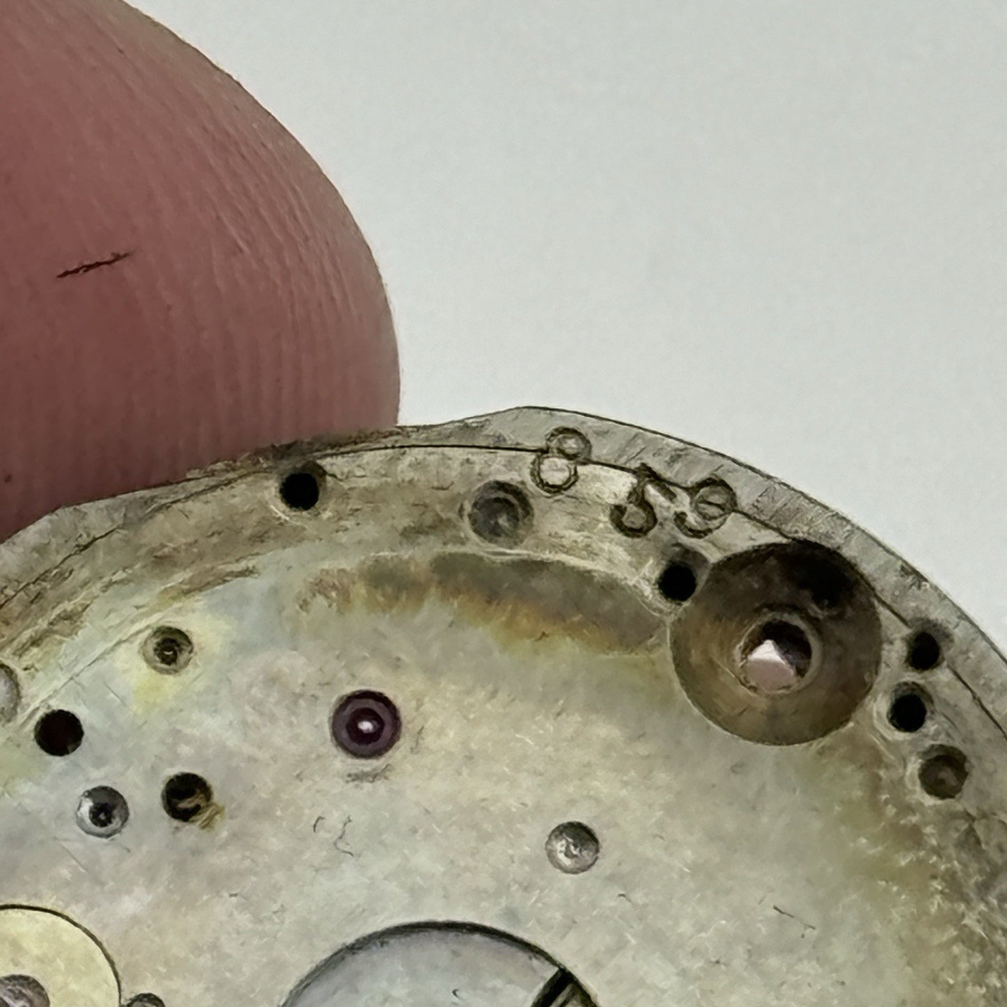 25.7mm ROLEX Rebberg Manual Wind Trench Watch Movement & Dial Antique PARTS