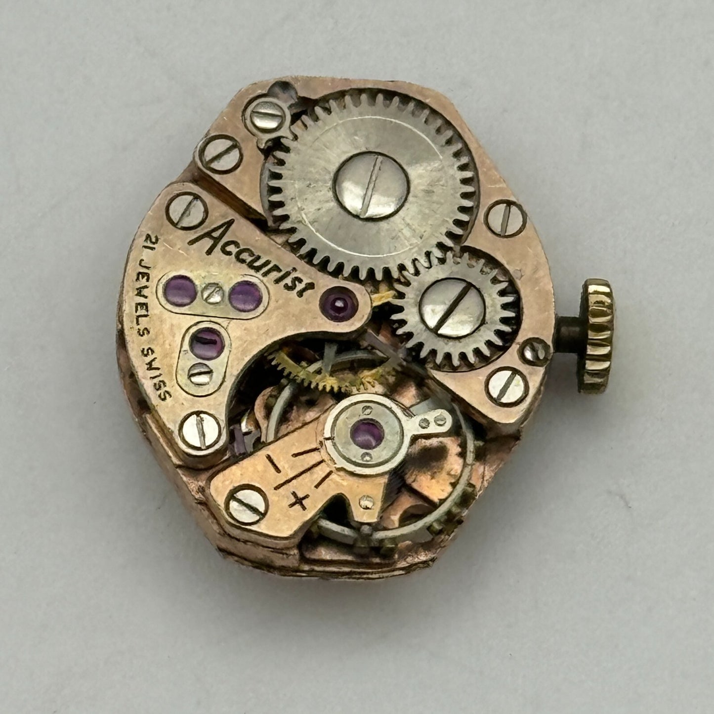 15mm Ladies Accurist FHF 60 Manual Wind Watch Movement Swiss Vintage PARTS
