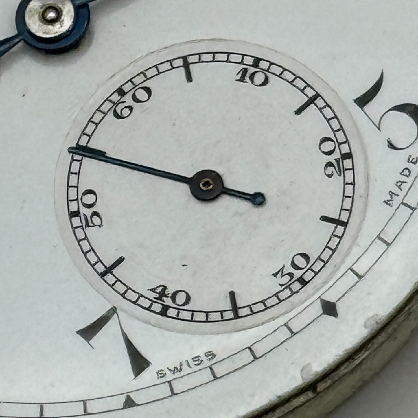 43mm Cyma Ref 919 Tavannes Open Face Balance Ok Pocket Watch Movement PARTS
