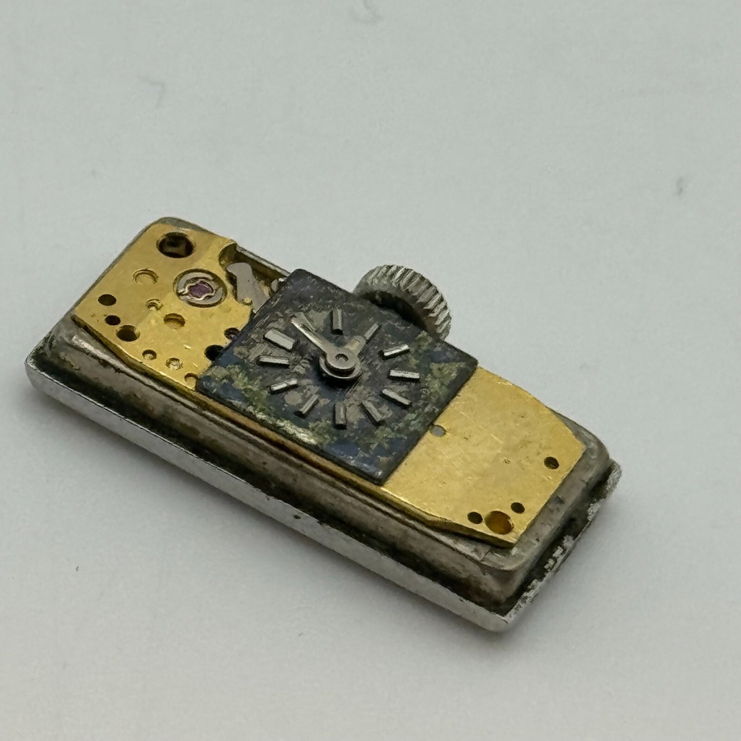9mm Rotary Ladies FHF 59-21 Manual Wind Swiss Watch Movement Vintage FOR PARTS