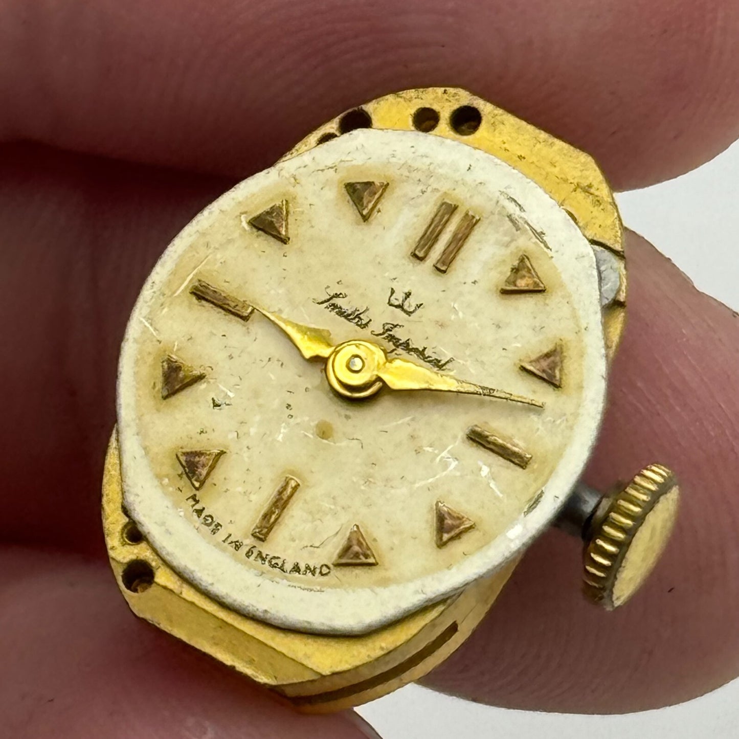 12.7mm Ladies Running Smiths Imperial Manual Wind Watch Movement Vintage PARTS