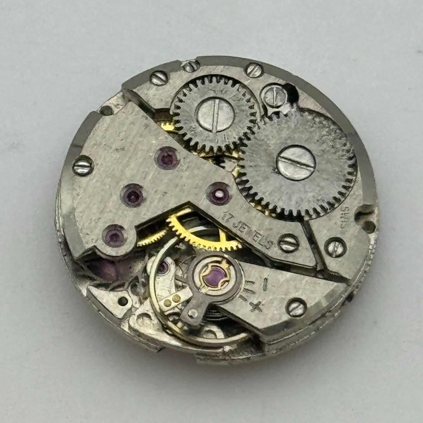 19.6mm Everite Unitas UT 6365N Balance Ok Manual Wind Watch Movement PART REPAIR