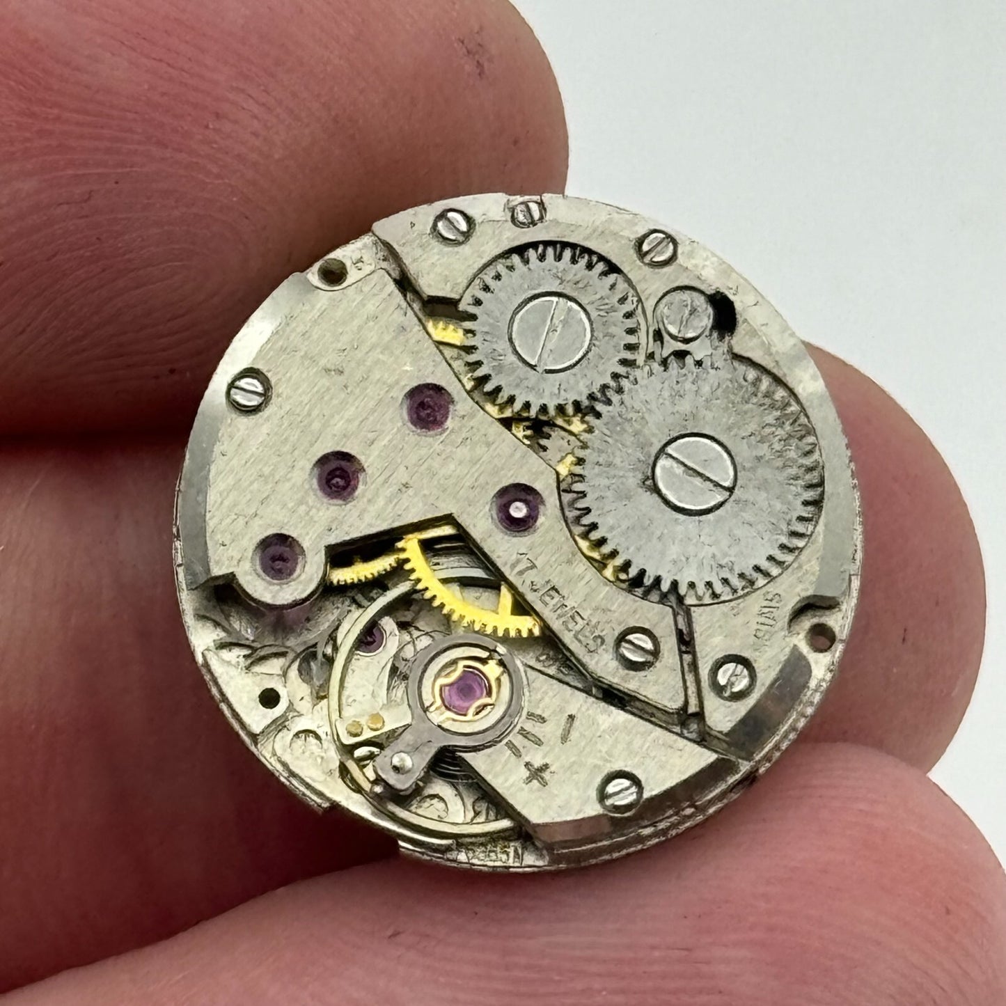 19.6mm Everite Unitas UT 6365N Balance Ok Manual Wind Watch Movement PART REPAIR