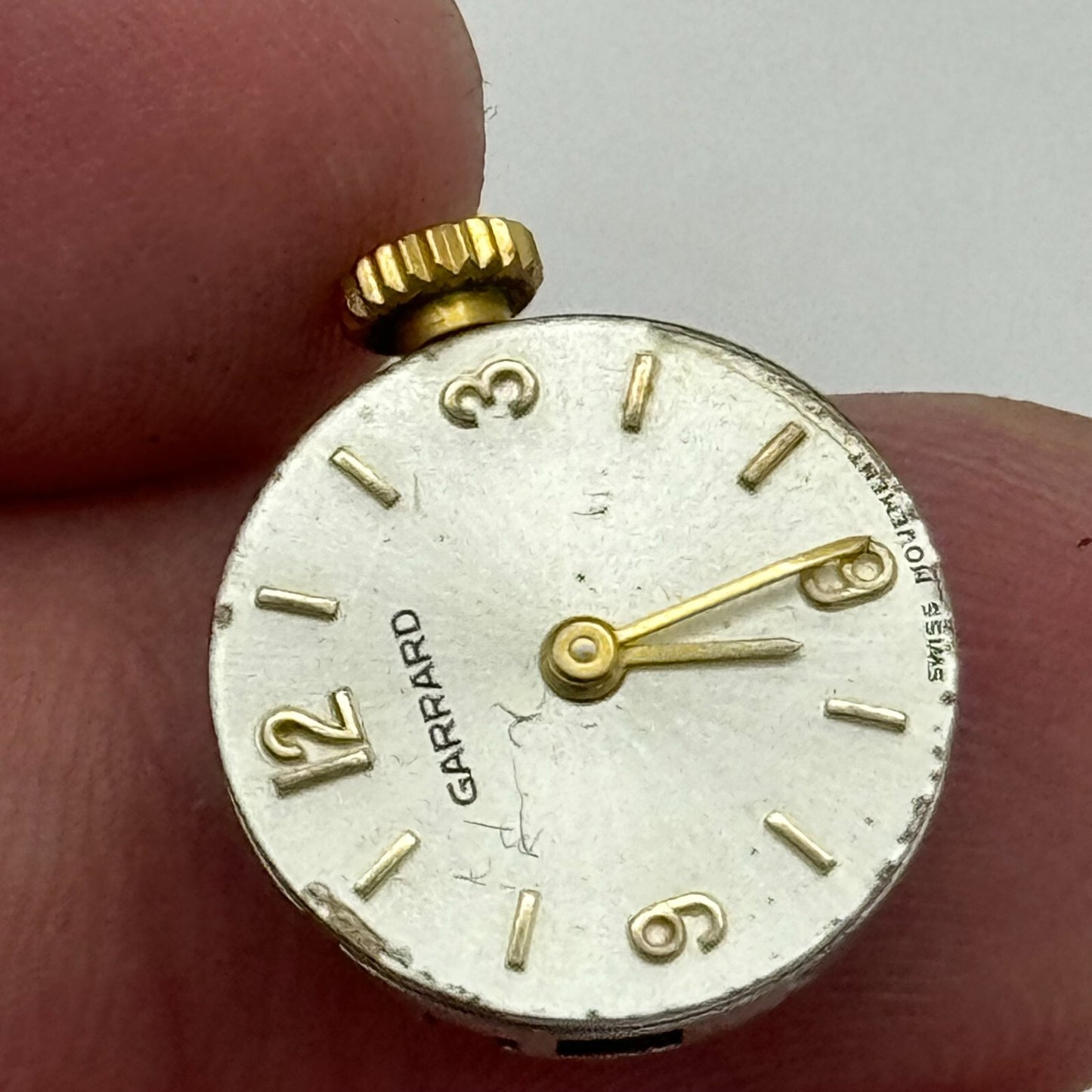 15.5mm Ladies Running Garrard ETA 2412 Manual Wind Watch Movement PARTS SPARES