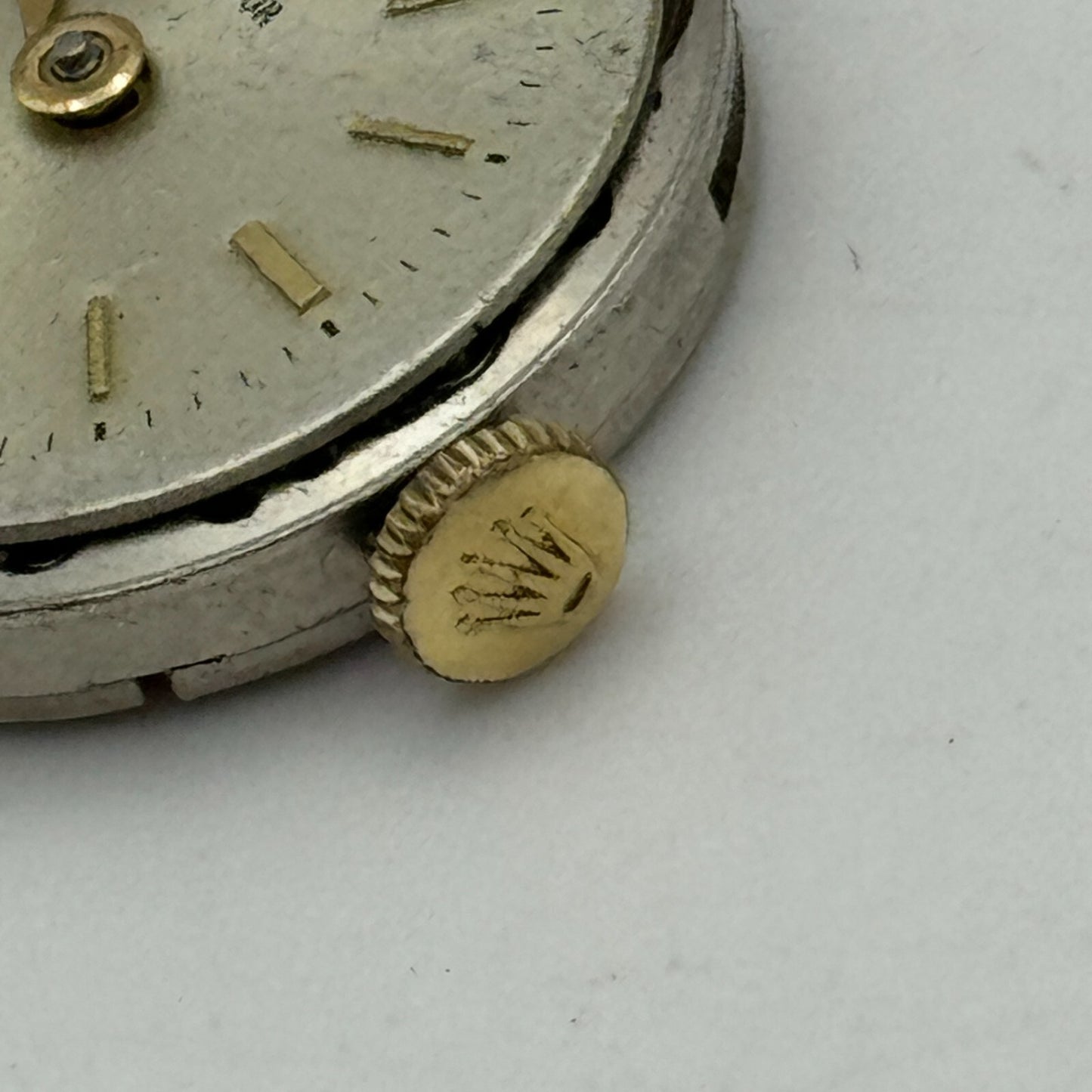19.6mm Tudor Cal 2325 & 4.2mm Rolex Crown Manual Wind Swiss Watch Movement PARTS