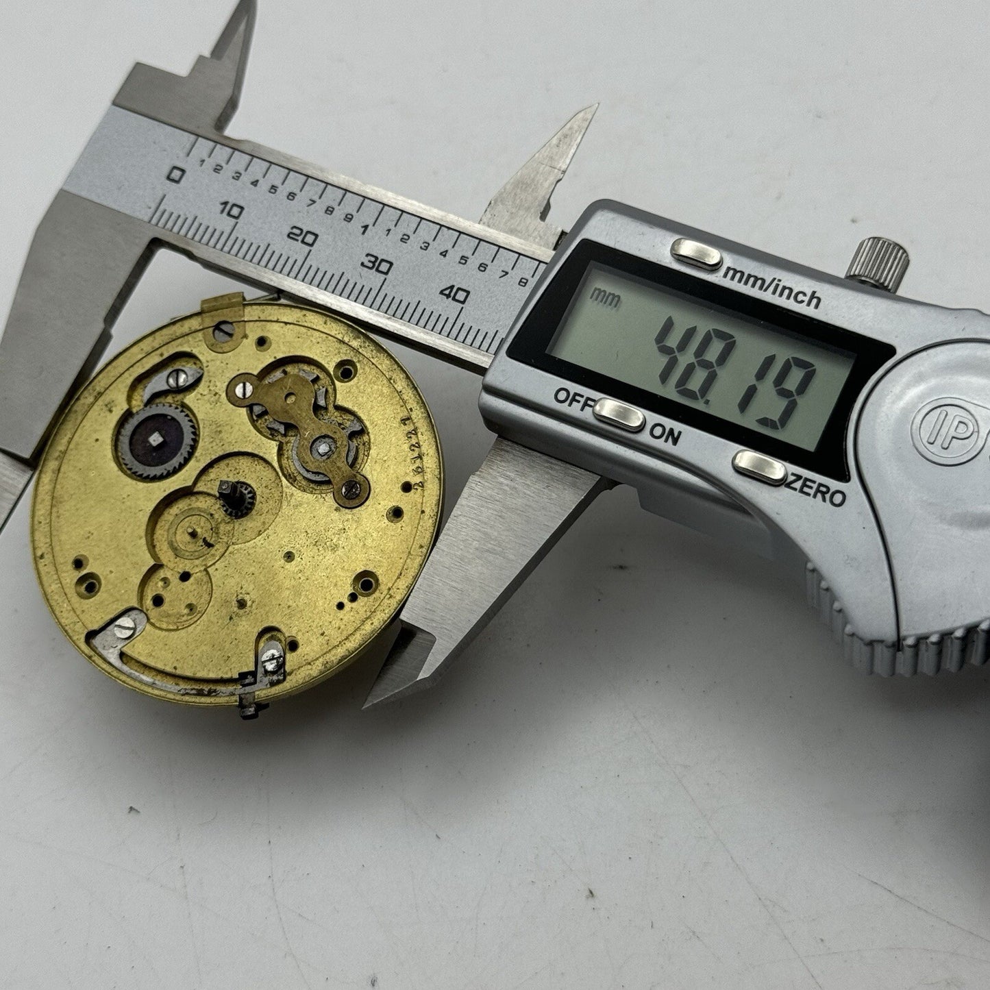 48.1mm Max Cohen Manchester Fusee No Chain Pocket Watch Movement FOR PARTS