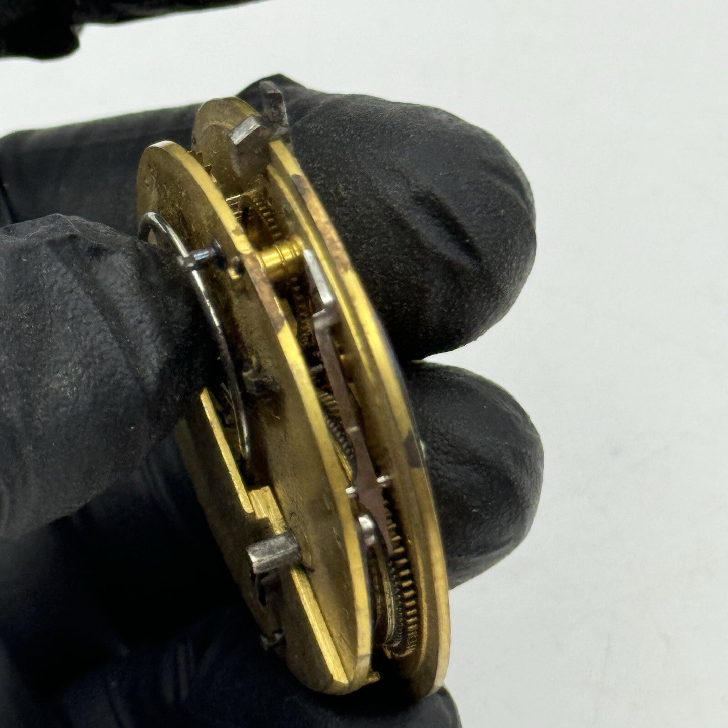 42.9mm Unidentified J.D 16 Fusee Pocket Watch Movement FOR PARTS Restoration