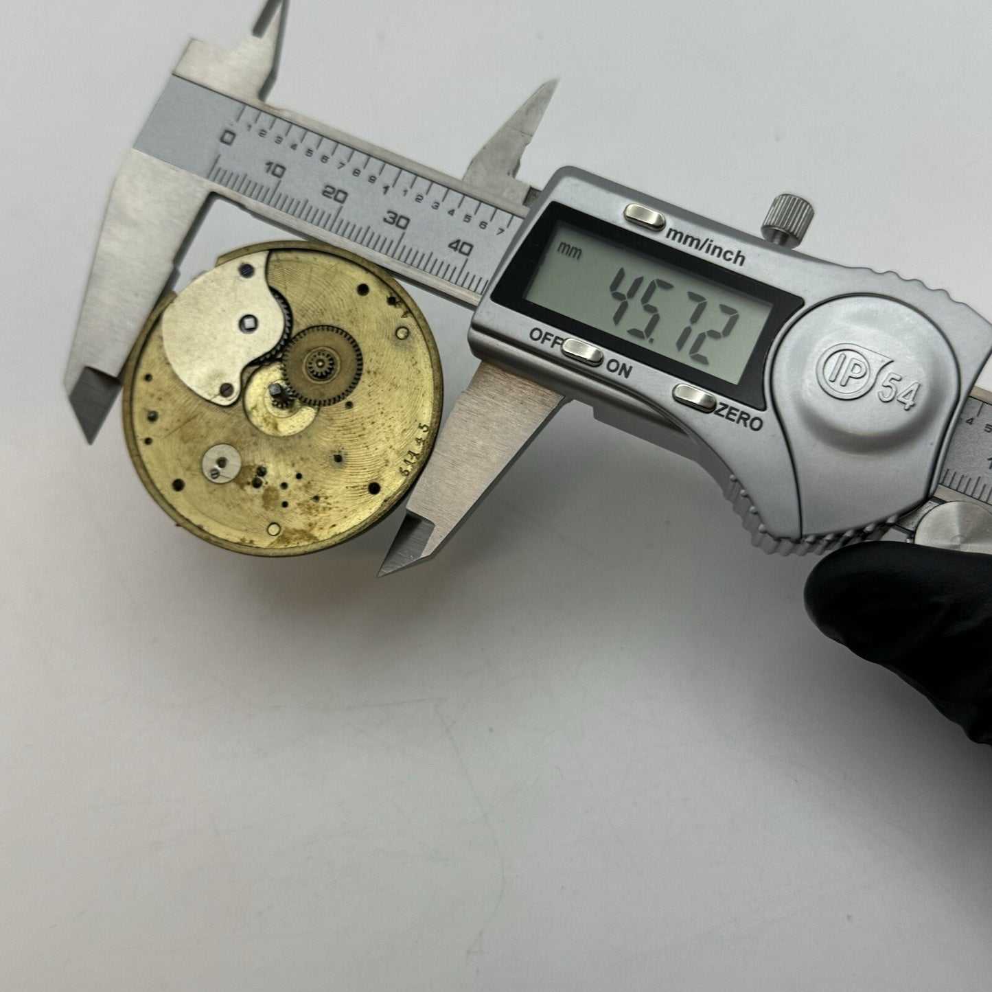 45.7mm Thomas Russell & Son Liverpool Pocket Watch Movement FOR PARTS Restore