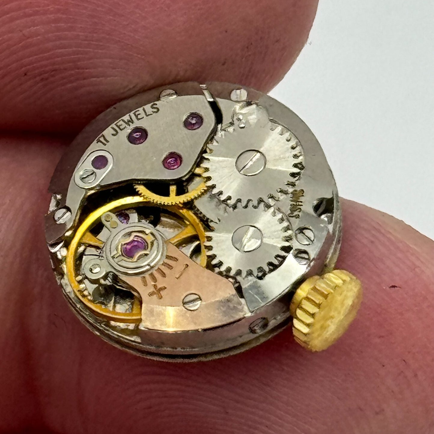 15.5mm Ladies Running Garrard ETA 2412 Manual Wind Watch Movement PARTS SPARES