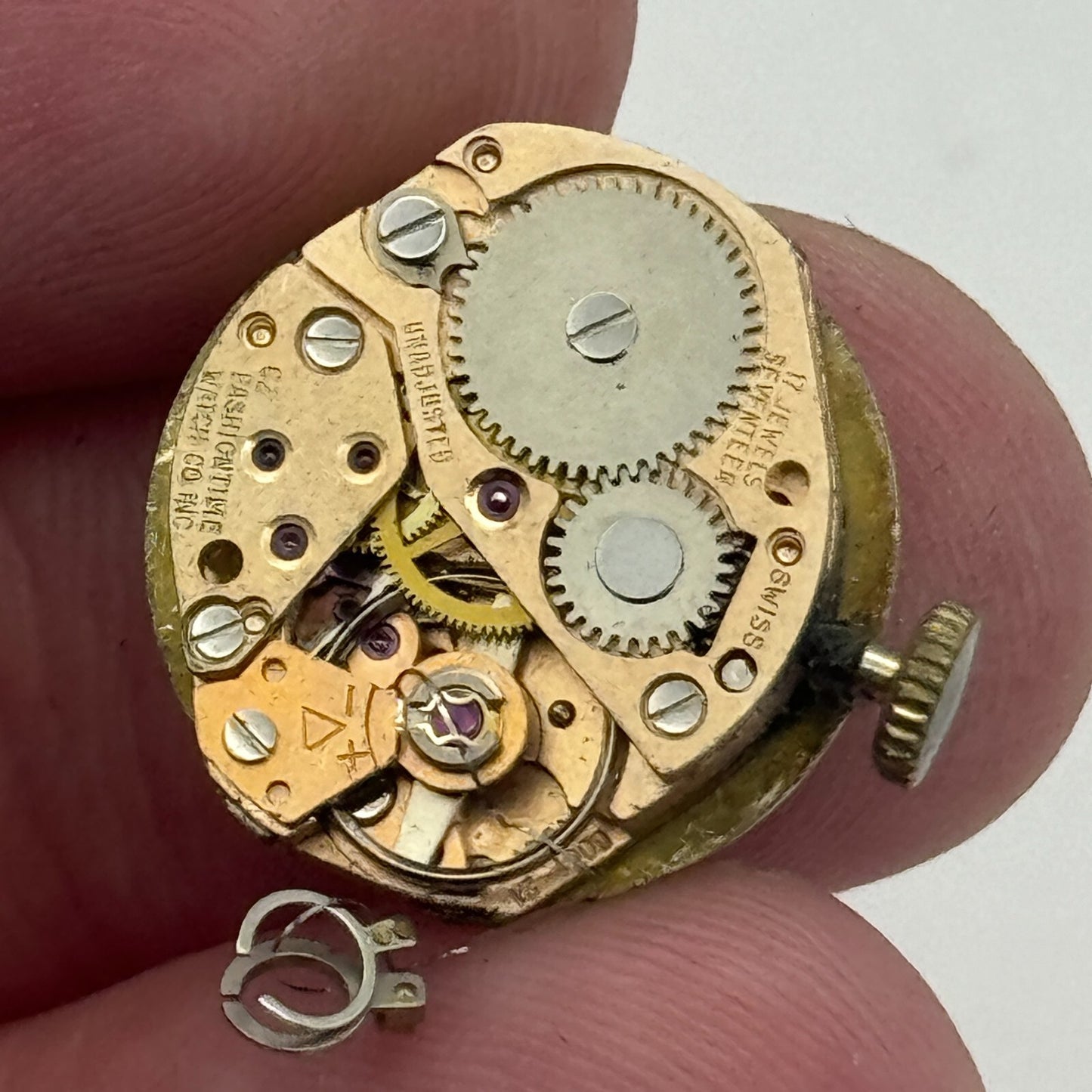 15.1mm Ladies Delma RAX Ronda 6061-21 Manual Wind Swiss Watch Movement PARTS