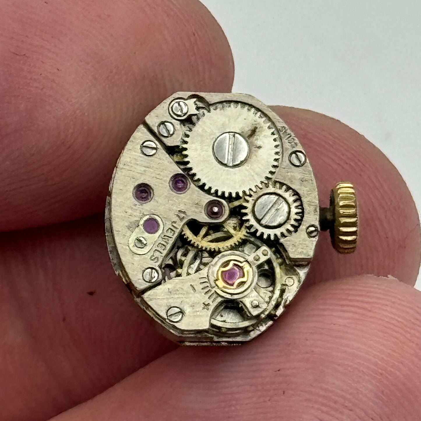 12.9mm Ladies Perona AS 1012 A Schild Manual Wind Swiss Watch Movement PARTS