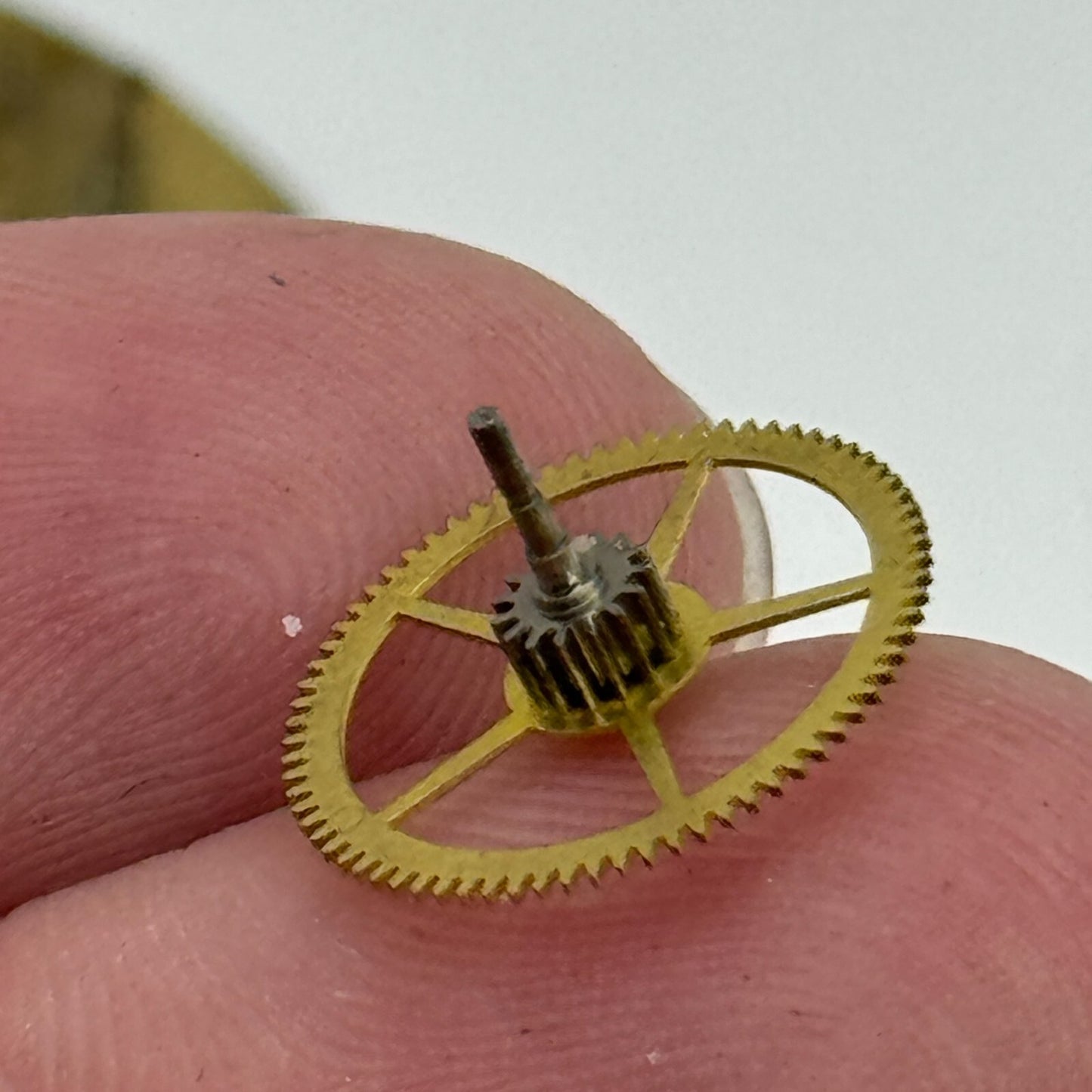 42.9mm Buren 19 28/12 Balance Intact Partial Pocket Watch Movement PARTS SPARE