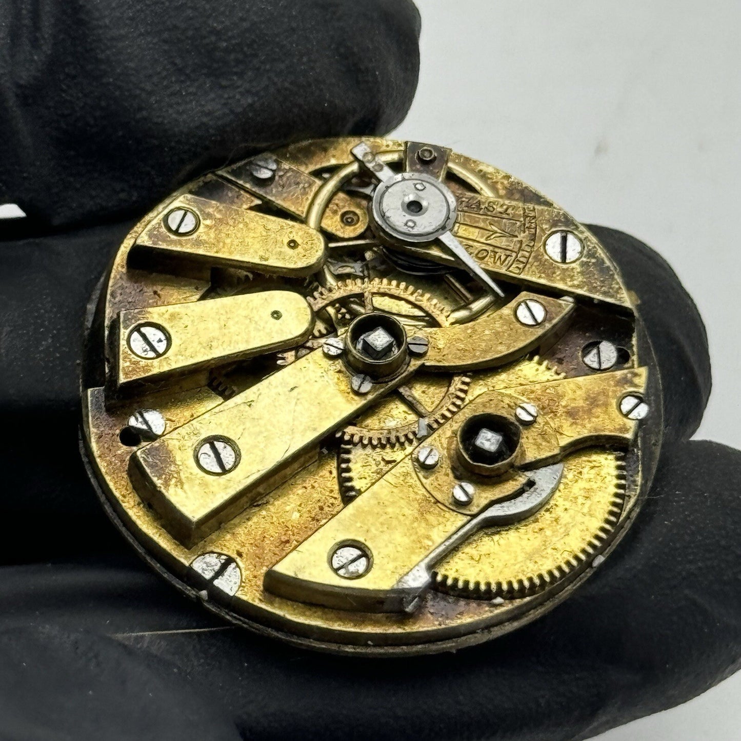 33.3mm Good Quality Cylinder Pocket Watch Movement No Dial Hands FOR PARTS