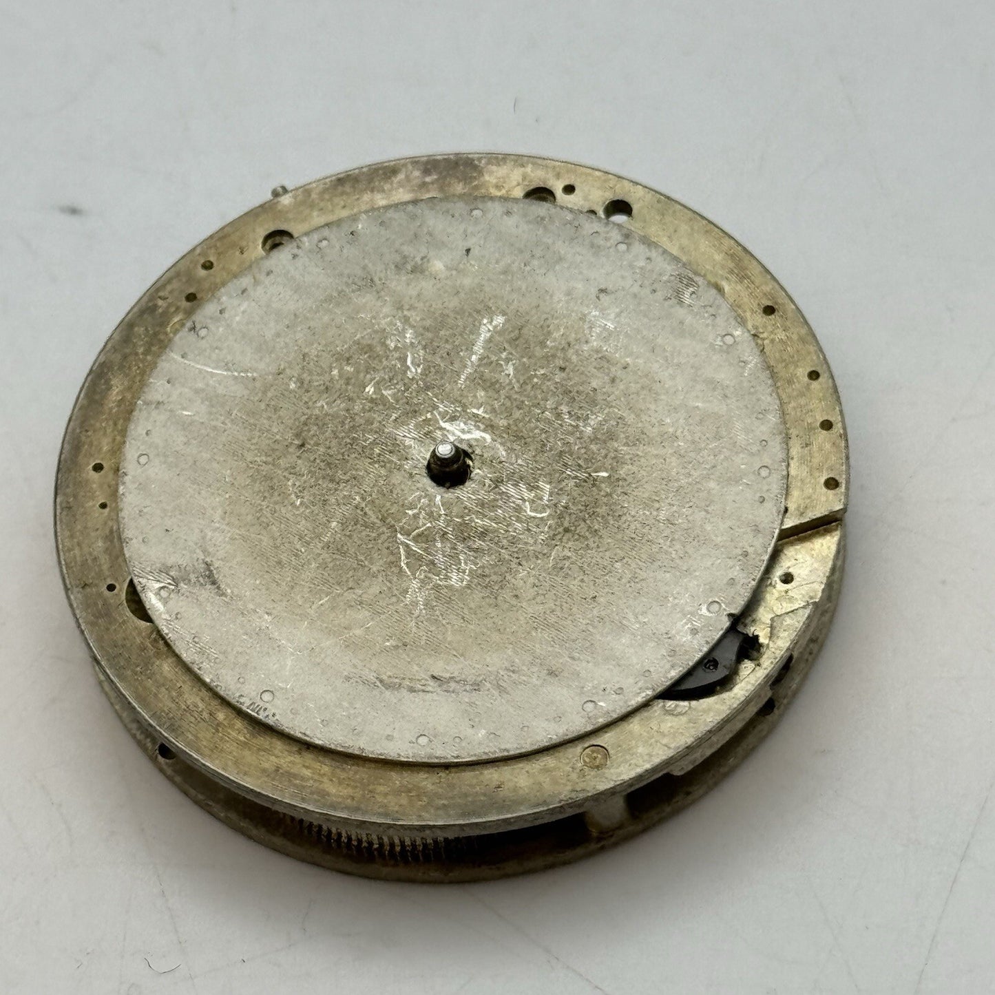 50.4mm Unidentified Unique Pocket Watch Movement FOR PARTS Restore
