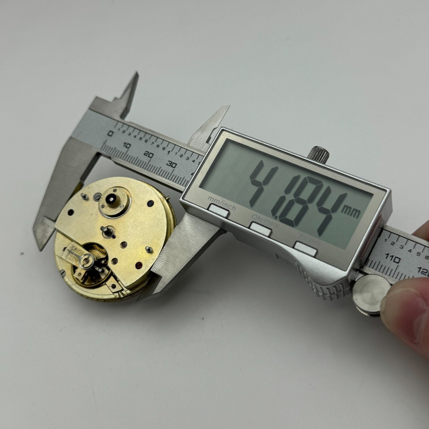 45.1mm Antique Unidentified Key Wound Pocket Watch Movement PARTS REPAIR SPARES