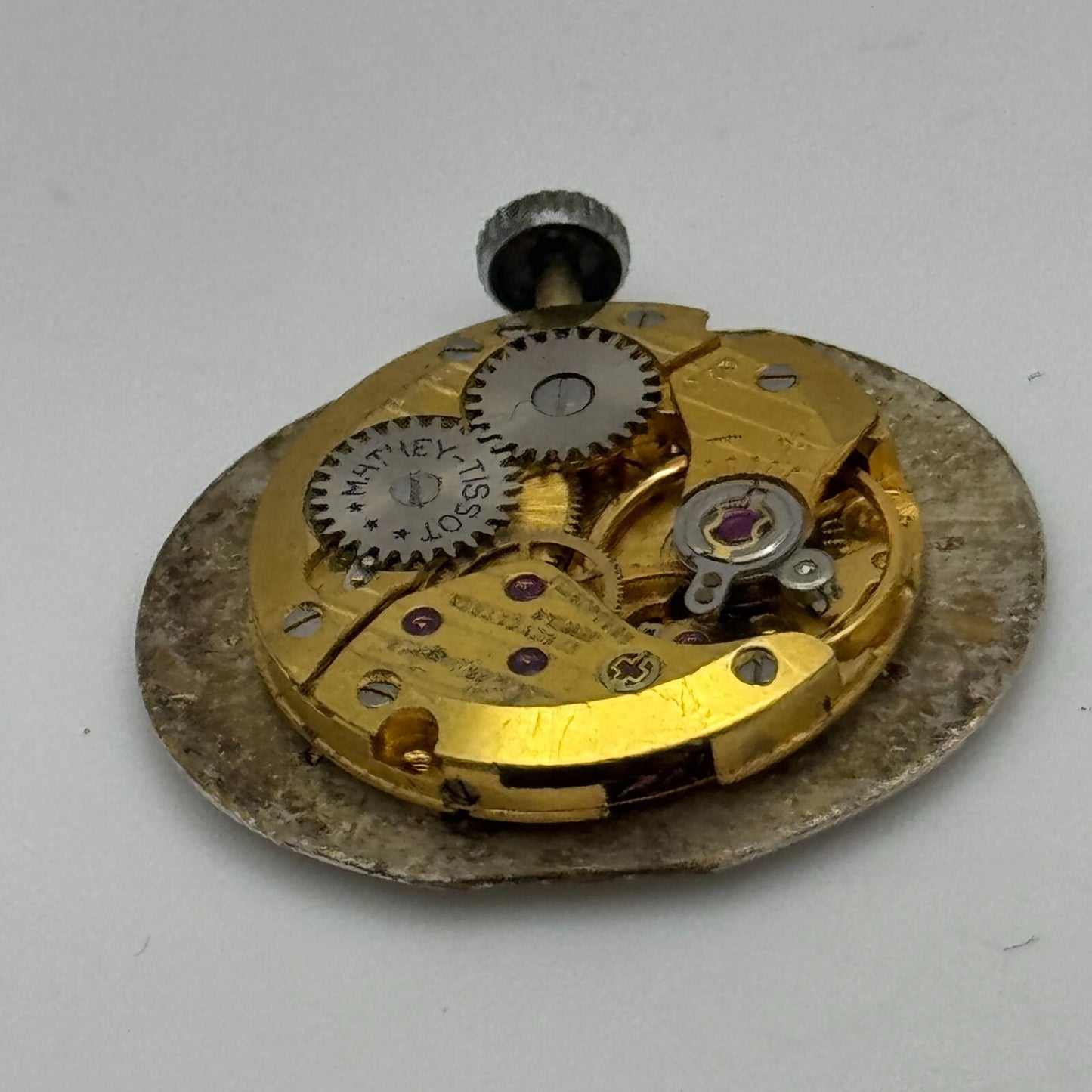 17.4mm Running Mathey Tissot 070 Manual Wind Swiss Quality Watch Movement PARTS