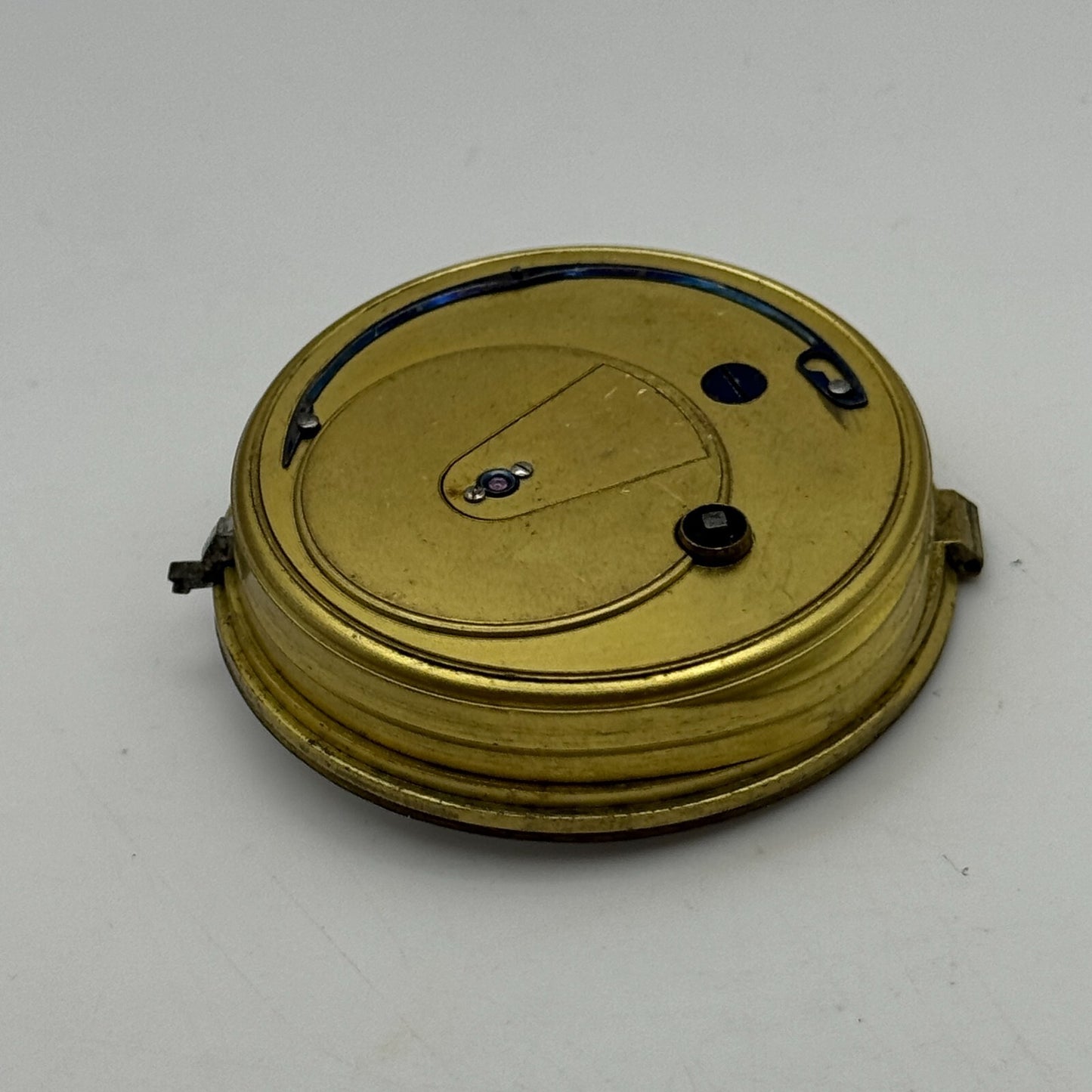 44.6mm Antique H J Norris Coventry Balance Intact Pocket Watch Movement PARTS
