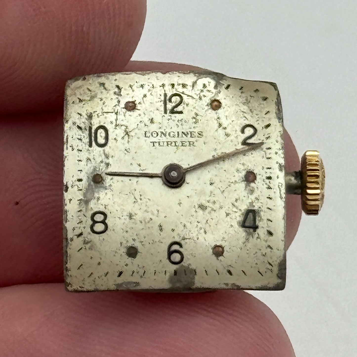 12.9mm Running 1947 Longines Turler Ladies Manual Wind Watch Movement PARTS