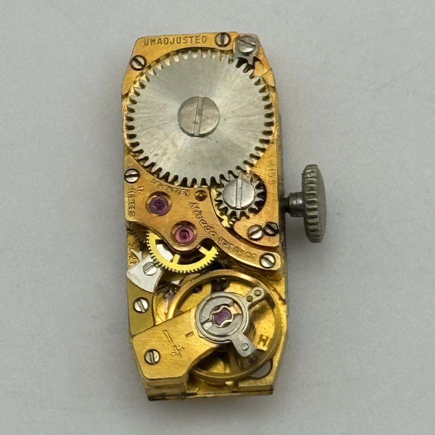 9mm Running Nivada FHF 59-21 Manual Wind 17 Jewels Swiss Watch Movement PARTS
