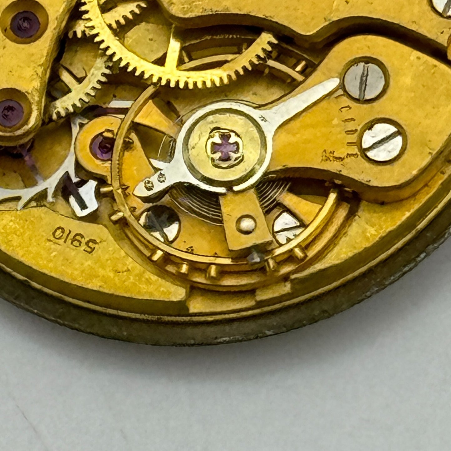 26.6mm Men's Smiths De Luxe Cal 5910 Manual Wind Vintage Watch Movement PARTS