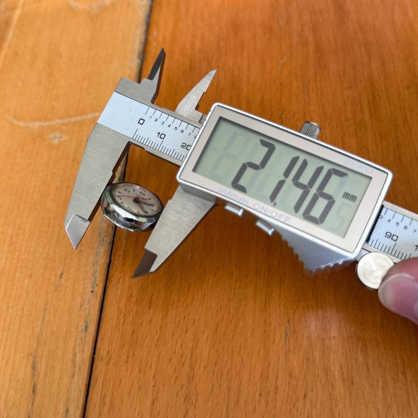 21mm Vintage Oris Cal 612 Blue Indices Swiss Manual Wind Watch PARTS / REPAIR